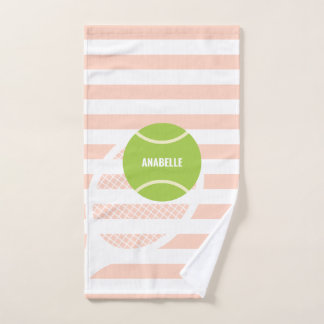 Boule de tennis vert moderne Pink Nom