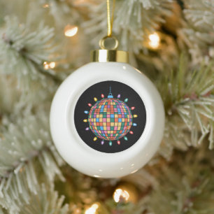 Boule disco lumières de Noël Ornement Coloré Noël