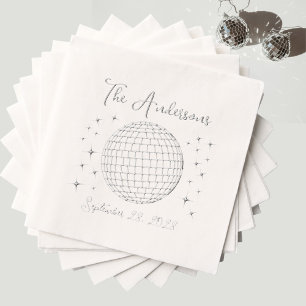 Boule Disco Silver Sparkling Mariage personnalisé