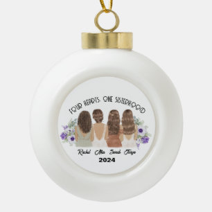 Boule En Céramique 4 Soeurs connectées par les dons de Soeurs du Coeu