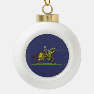 Boule En Céramique Accusation de chevalier médiéval