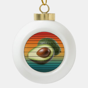 Boule En Céramique Alimentation végétarienne aux fruits d'avocat vint