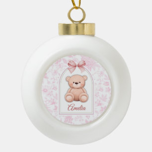 Boule En Céramique Amelia Conception personnalisée d'ours en peluch