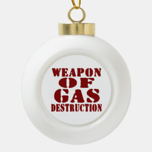 Boule En Céramique Arme De Destruction Du Gaz