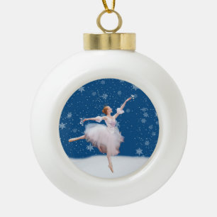 Boule En Céramique Ballerine de la Reine de neige personnalisable