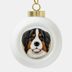 Boule En Céramique Bernois Mountain Dog 3D inspiré