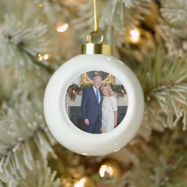 Boule En Céramique Biden State of the Christmas Union Adresse (Arbre)