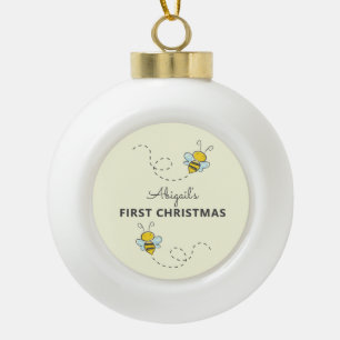 Boule En Céramique Bumble Bee Custom Premier Noël