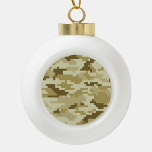 Boule En Céramique Camouflage 8 bits pour désert numérique / Camo