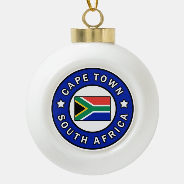 Boule En Céramique Cape Town Afrique du Sud (Devant)