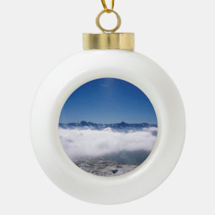 Boule En Céramique Carte de vacances Snow Davos Suisse Poster Photo B