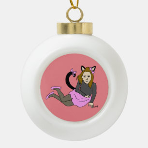 Boule En Céramique catgirl