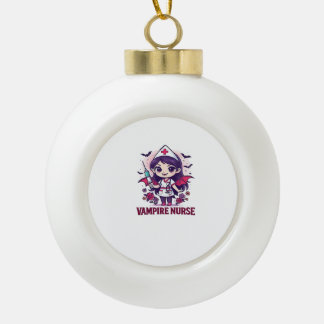 Boule En Céramique Chemise d'infirmière vampire � Travail médical drô