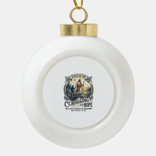 Boule En Céramique Chemise Jésus Immigration Nouveau Départ Courage C