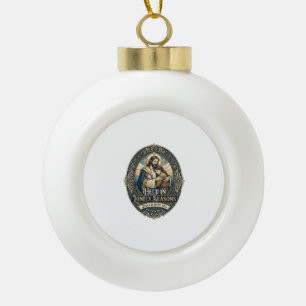 Boule En Céramique Chemise Vintage Encouragement Veuve Veuf Jésus Ch