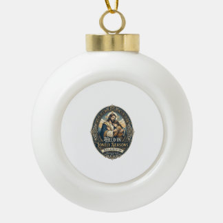 Boule En Céramique Chemise Vintage Encouragement Veuve Veuf Jésus Ch
