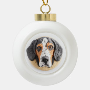 Boule En Céramique Chien Bluetick Coonhound Inspiré 3D