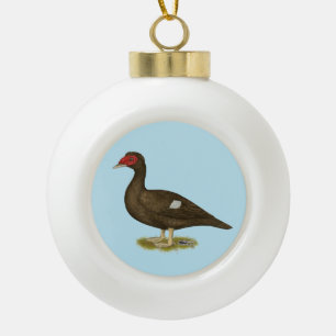 Boule En Céramique Chocolat de canard à moisissures