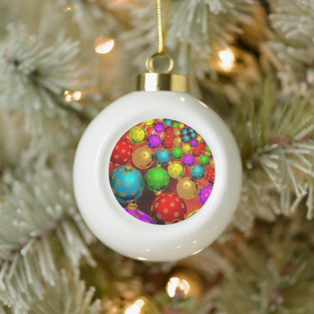 Boule En Céramique Christmas Ornament Jamboree (Arbre)