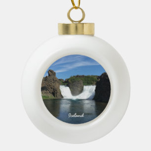 Boule En Céramique Chute d'eau en Islande -