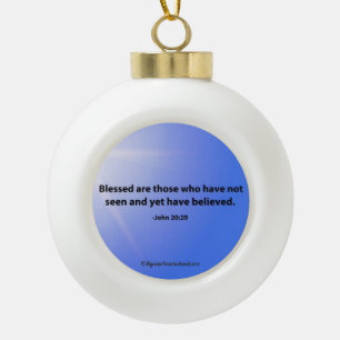 Boule En Céramique Citations de Noël