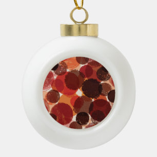 Boule En Céramique Collection de Motifs Abstraits colorés et intempor