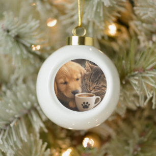 Boule En Céramique Créez votre propre chat et chien personnalisés