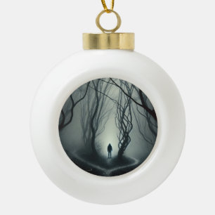 Boule En Céramique Crossroads in : Gloomy Forest Art Print