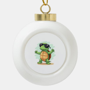 Boule En Céramique Dabbing Sea Turtle Amoureux des animaux Sauvez Les