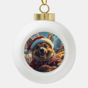 Boule En Céramique Dessous de verre roulette de chien Malinois belge 