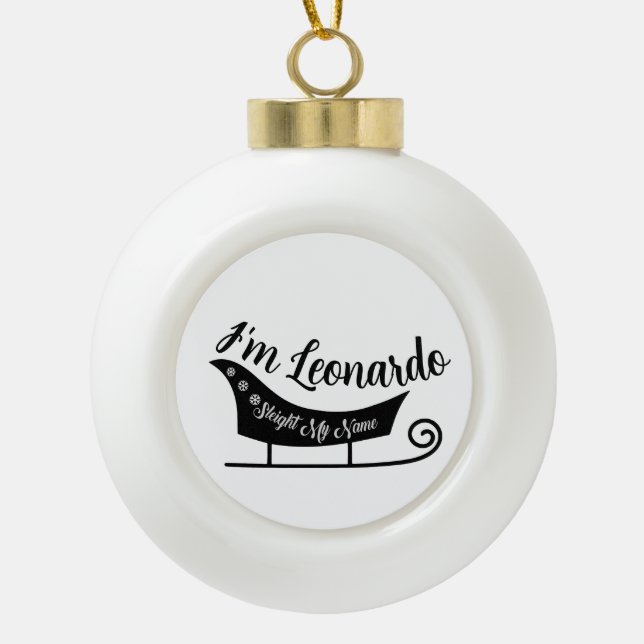 Boule En Céramique Dormez Mon Nom. (Devant)