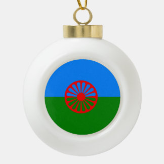 Boule En Céramique Drapeau tzigane romani
