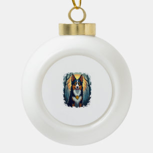 Boule En Céramique Écrasement de collie maudit