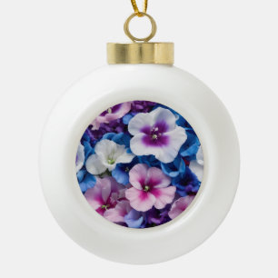 Boule En Céramique Élégance des pétales de porcelaine