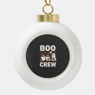 Boule En Céramique Équipe Boo fantômes de Halloween Conception vector