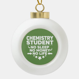 Boule En Céramique Étudiant en chimie, sans vie ni argent