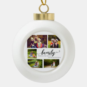 Boule En Céramique Famille toujours pour 5 photo Collage Citation Swe