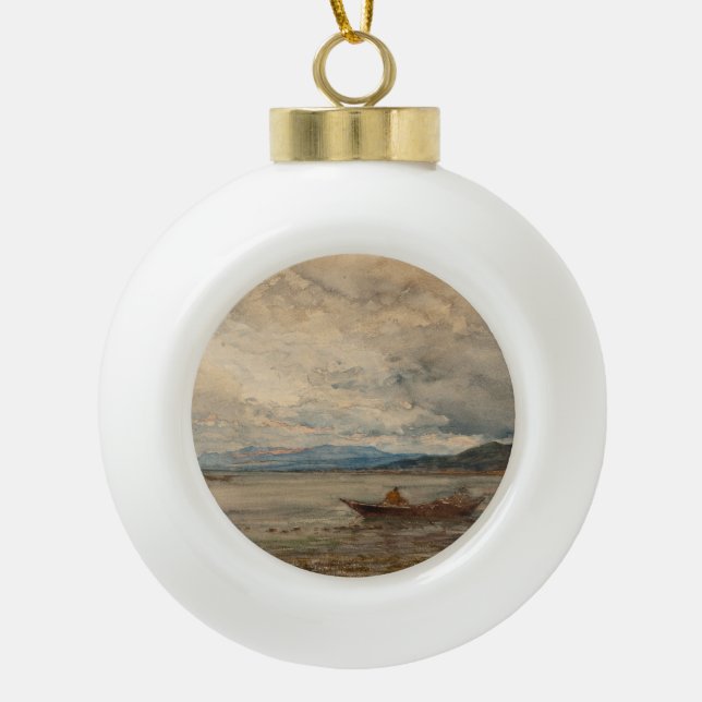 Boule En Céramique Fos, Environs De Martigues - Félix Ziem (Devant)