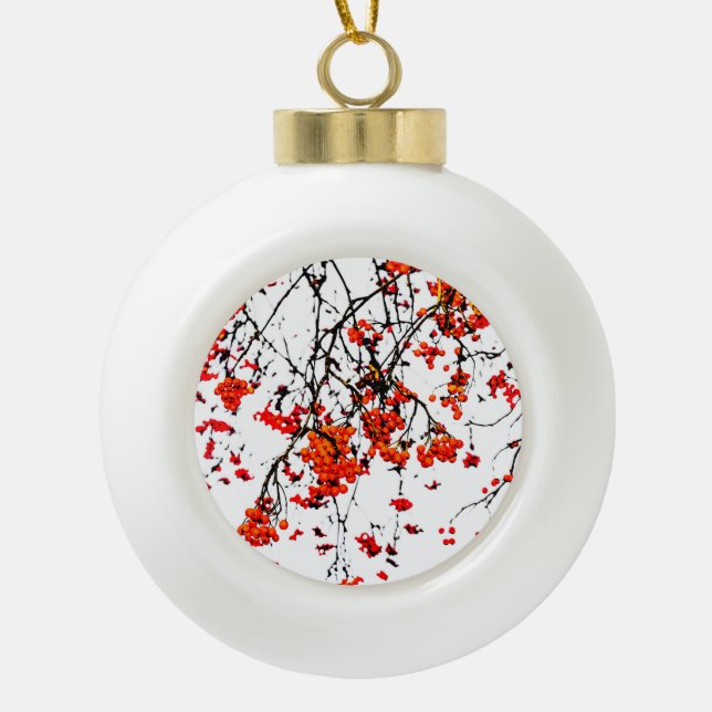 Boule En Céramique Fruits rouges ou fraises (Devant)