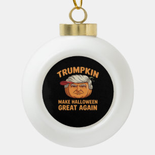 Boule En Céramique Halloween Trumpkin rendre Halloween grand à nouvea