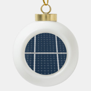Boule En Céramique Image amusante d'un panneau solaire