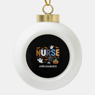 Boule En Céramique Infirmière Infusion Infirmière Stethoscope Hallowe