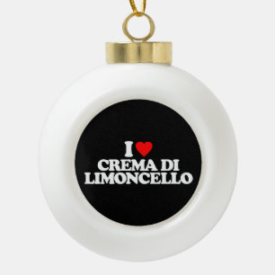 BOULE EN CÉRAMIQUE J'AIME CREMA DI LIMONCELLO