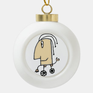 Boule En Céramique Joli jouet imaginaire dessin mince