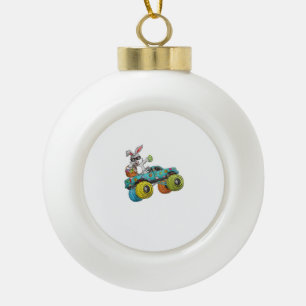 Boule En Céramique Lapin Dabbing Joyeuses Pâques Amoureux de Monster