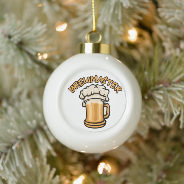 Boule En Céramique Le Brewmaster a besoin d'une bière (Arbre)