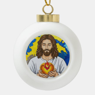 Boule En Céramique Le Sacré-Cœur de Jésus