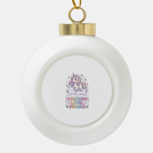 Boule En Céramique Licorne Je ne suis pas bizarre, je suis licorne ni