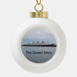Boule En Céramique L'ornement de Noël de Queen Mary