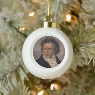 Boule En Céramique Maître Ludwig Beethoven Compositeur de musique sym